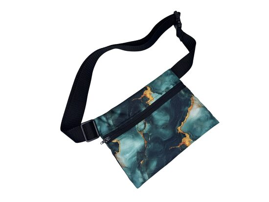 GREEN TEAL MARMOR TREAT BAG